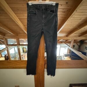American Eagle Outfitters Black Straight Leg Jeans